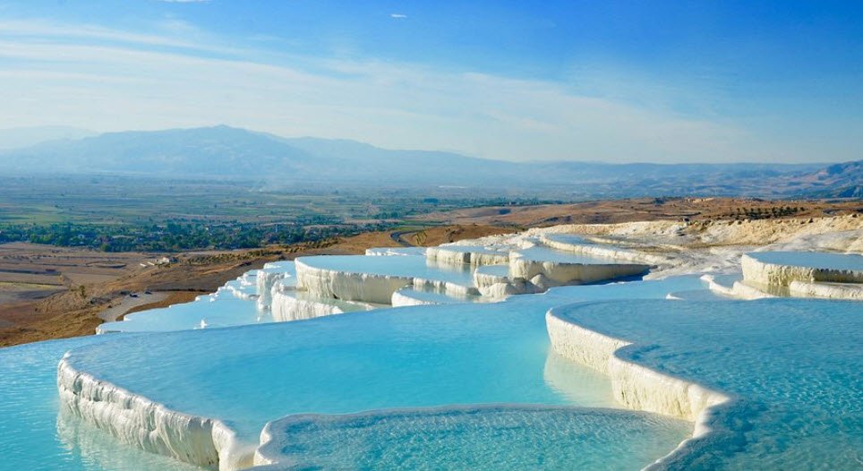 Pamukkale Travertines, Denizli Province, Turkey